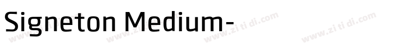 Signeton Medium字体转换